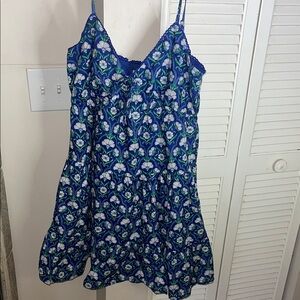 Japna Royal Blue Cotton dress